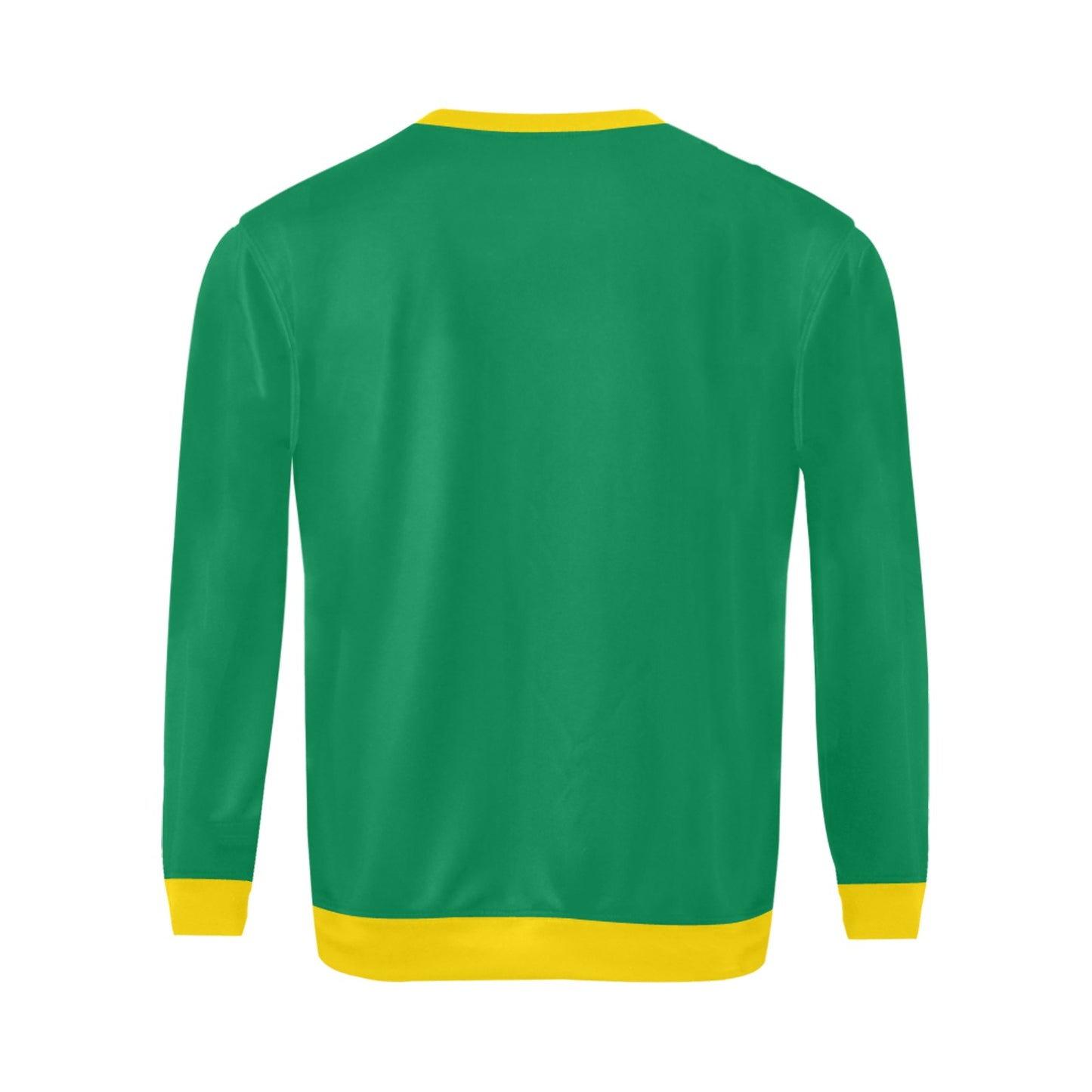 Brazil Flag Inspired Men’s Fuzzy Sweatshirt Made in USA (style-2)