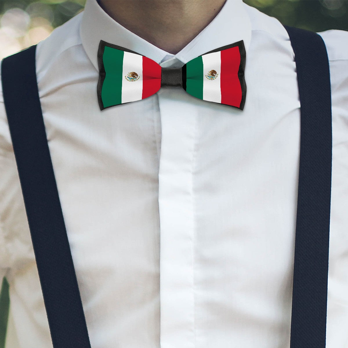 Mexico Flag Inspired Bow Tie style-2