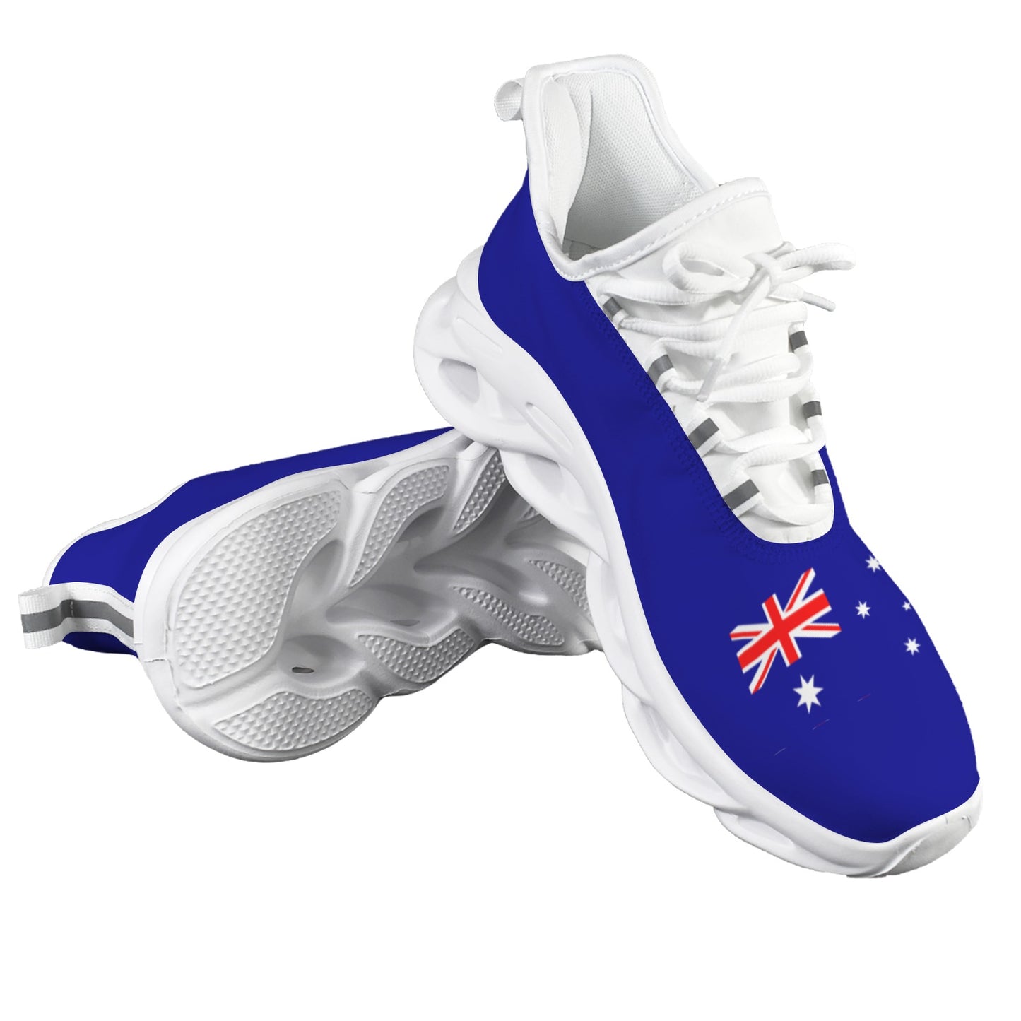Australia Flag Inspired Men's Twisted Sole Sneakers
