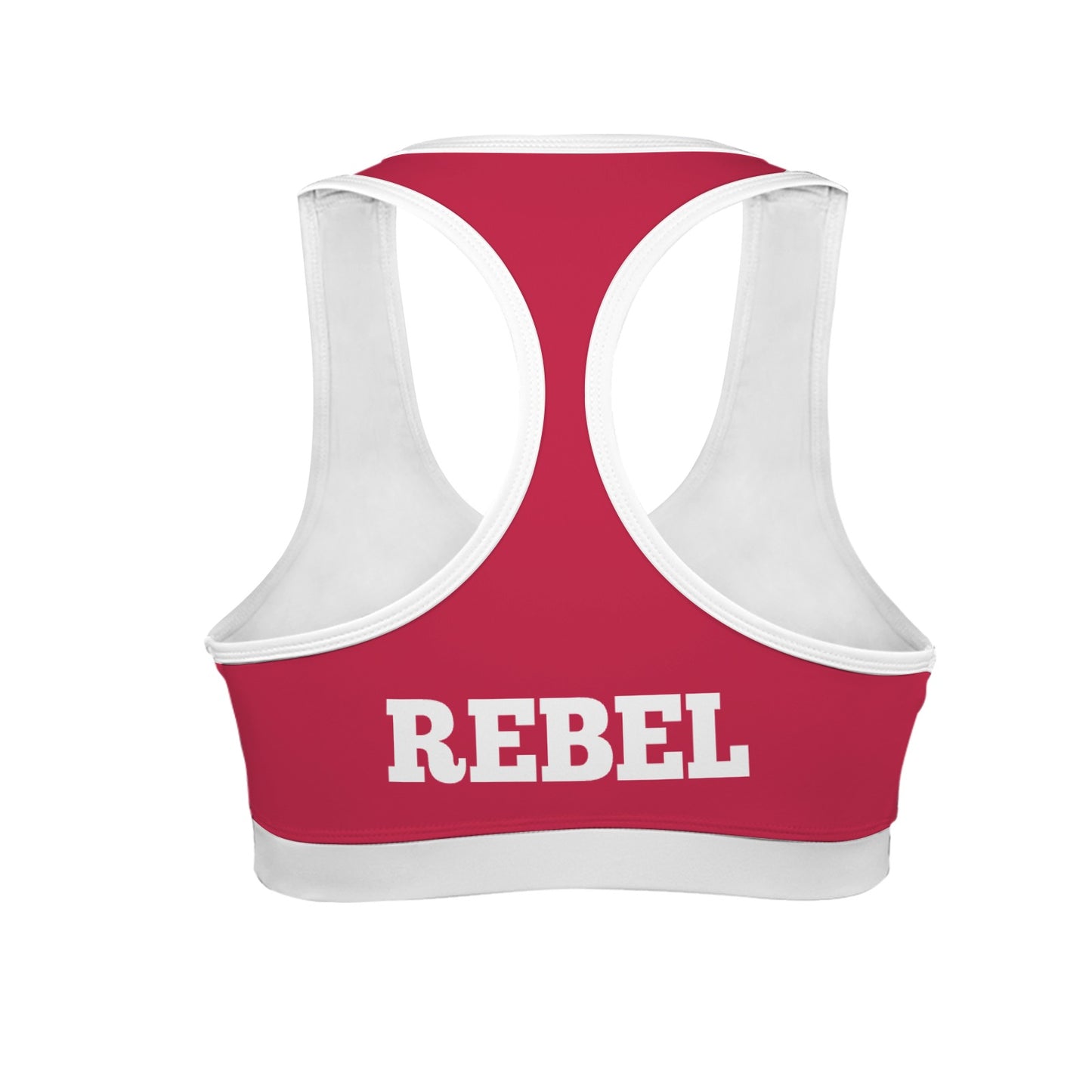Confederate Battle Flag Racerback Sports Bra