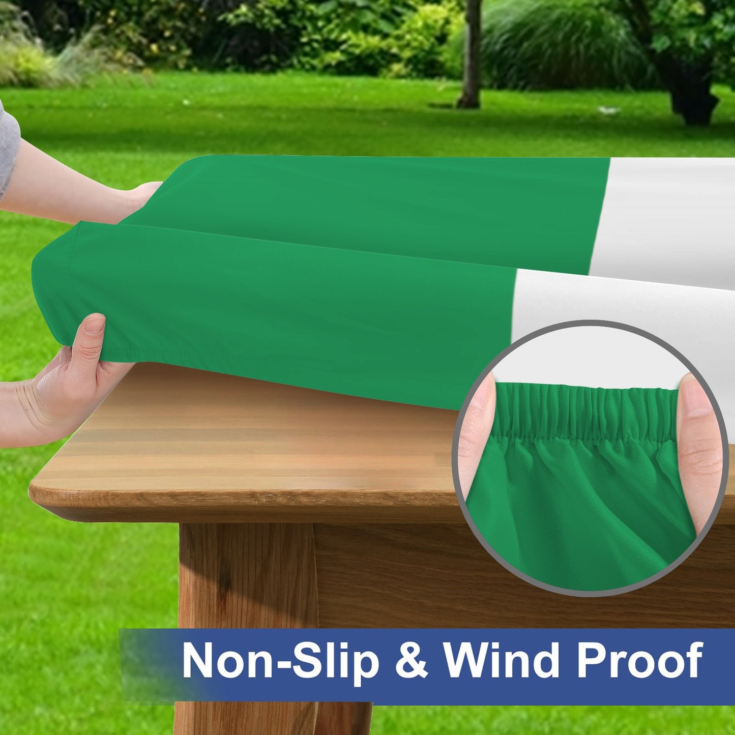 Italy Flag Picnic Table Cover (72" x 30") (Made in the USA)