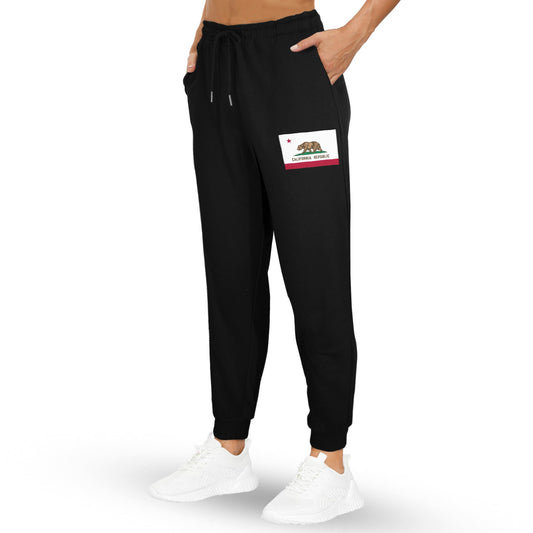 California Flag Inspired Unisex Fleece Sweatpants (Left Printing) | Ships from USA