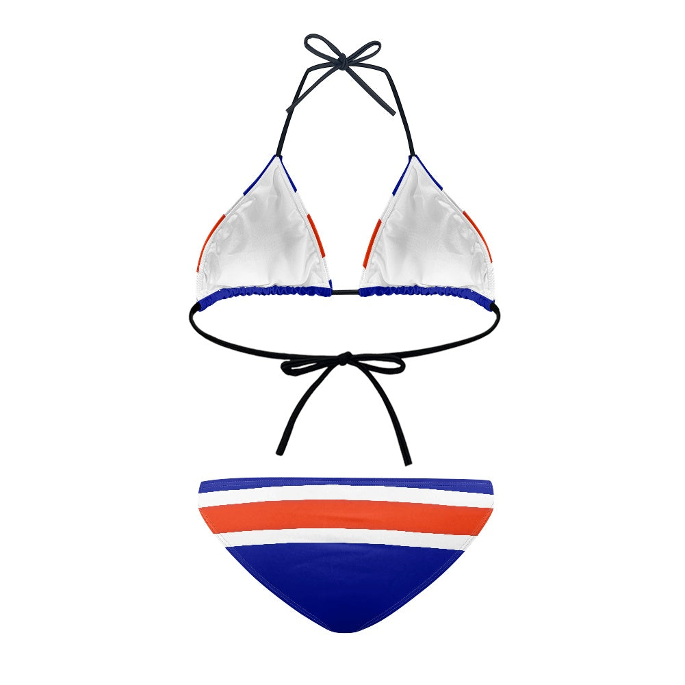 Costa Rica Flag Inspired Women's Bikini
