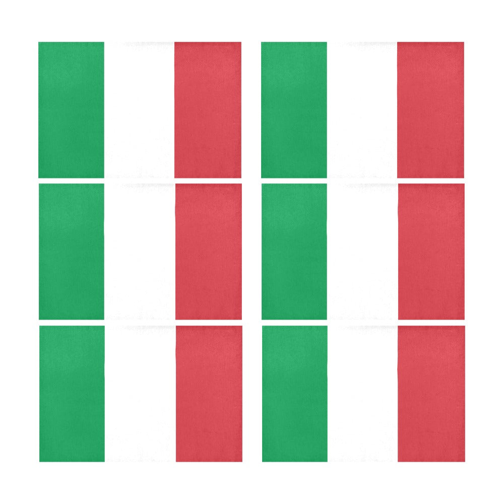 Italy Flag Placemats 12" x 18" (Set of 6)