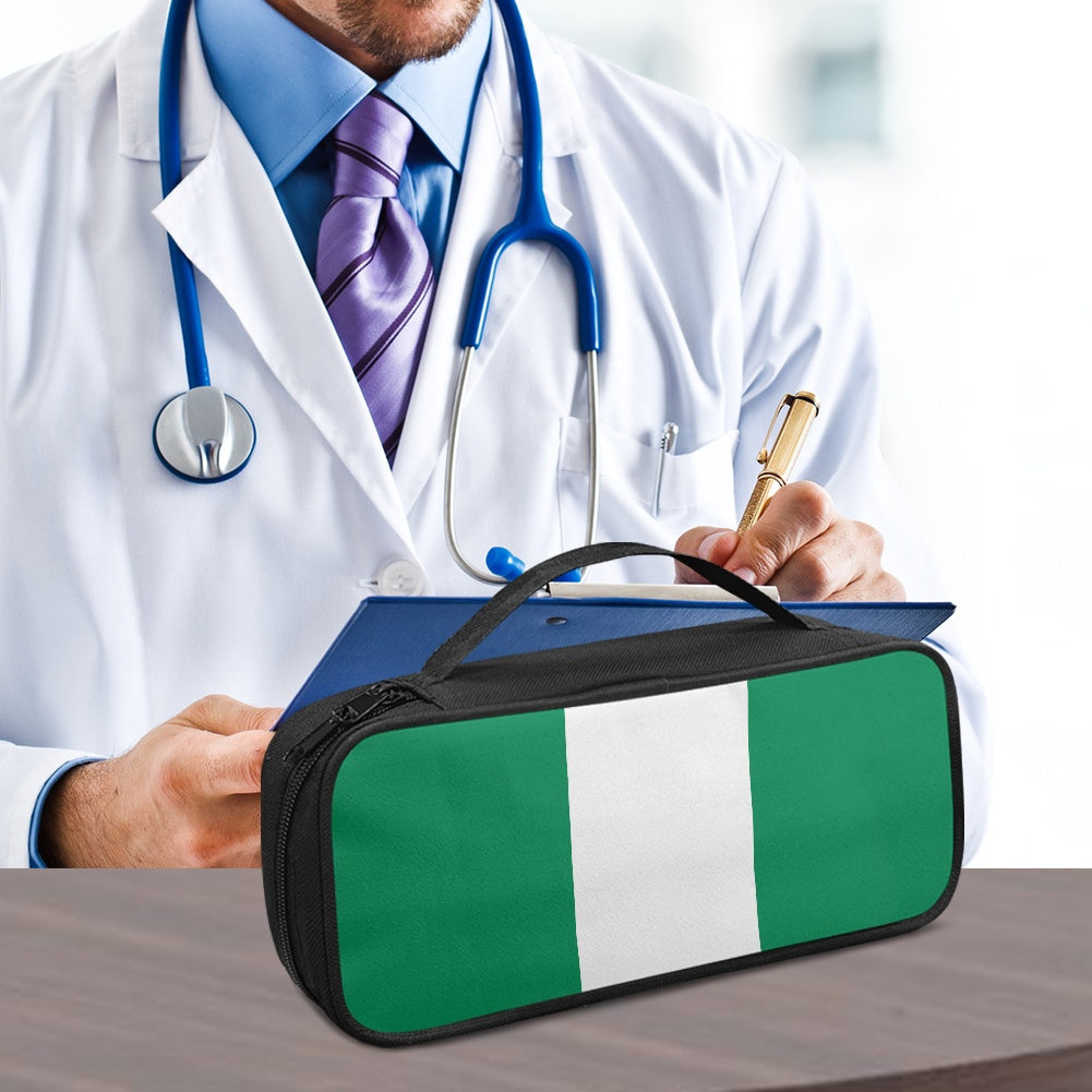 Nigeria Flag Inspired Stethoscope Storage Bag