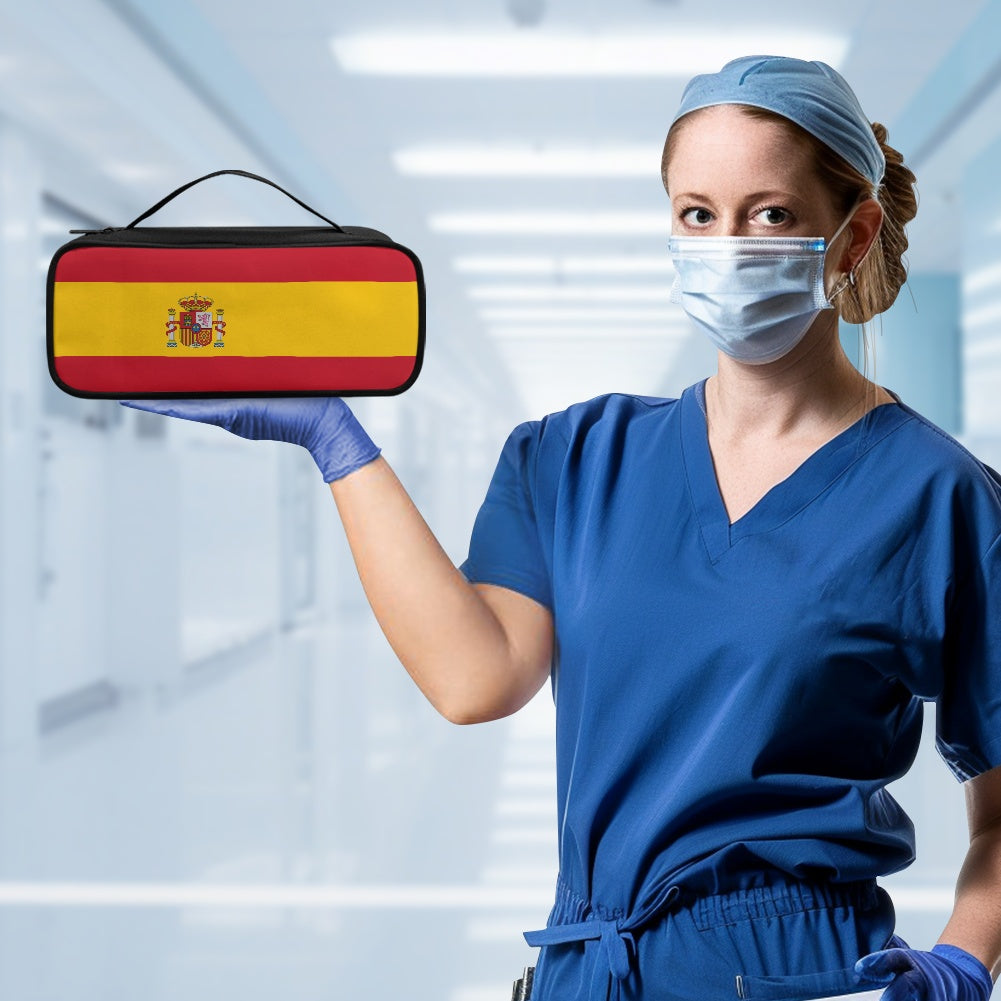 Spain Flag Inspired Stethoscope Storage Bag