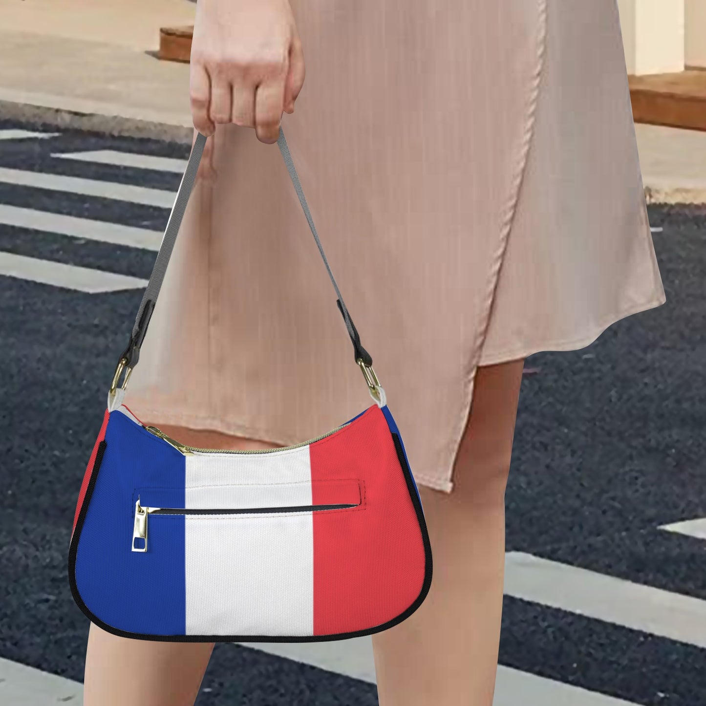 France Flag Inspired Women's Shoulder Bag