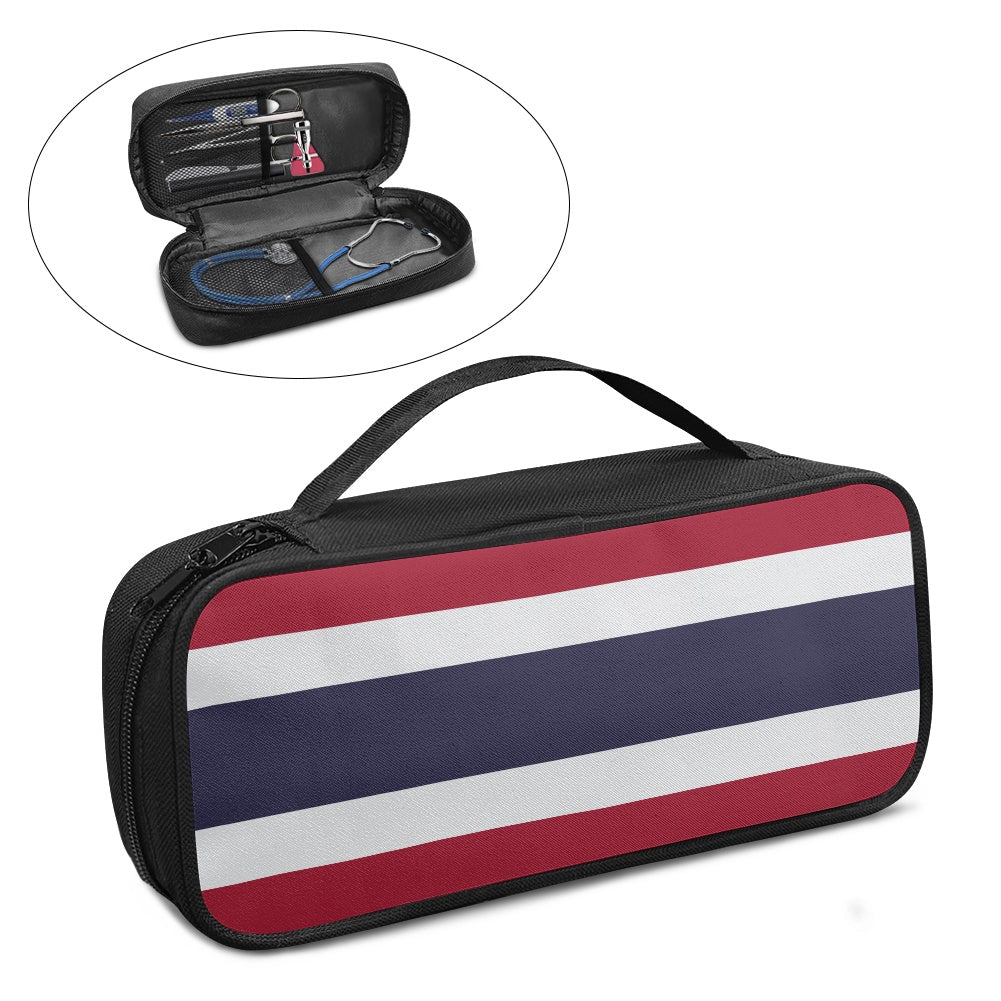 Thailand Flag Inspired Stethoscope Storage Bag