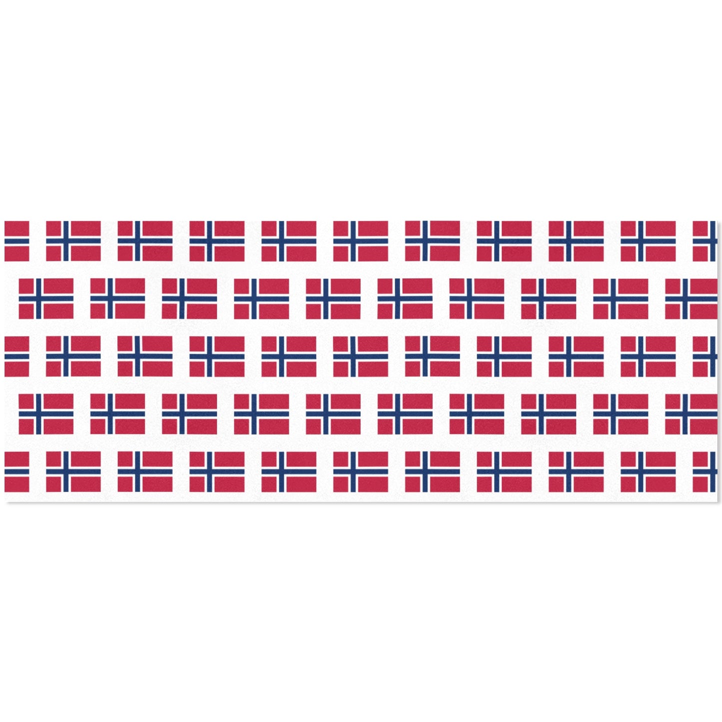Norway Flag Custom Gift Wrapping Paper 58"x 22.5" (4 Rolls)