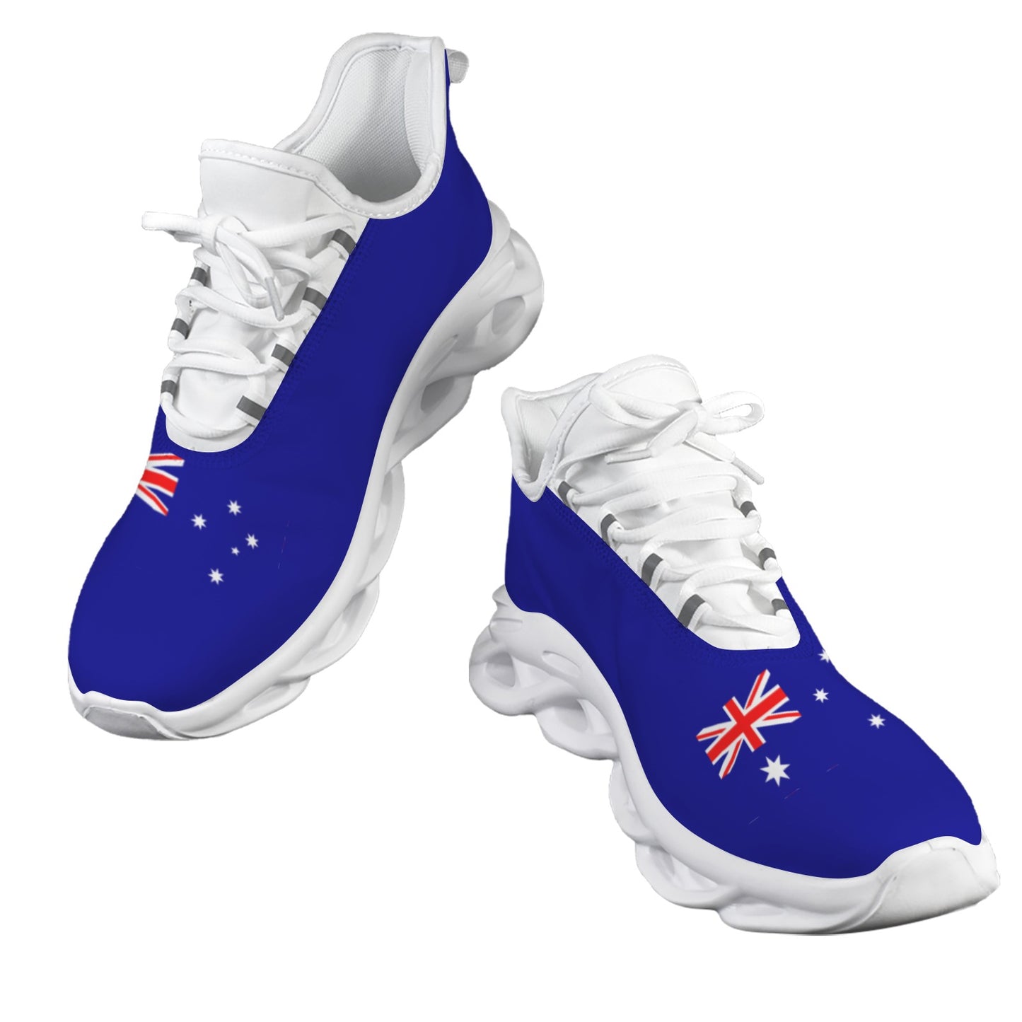 Australia Flag Inspired Men's Twisted Sole Sneakers