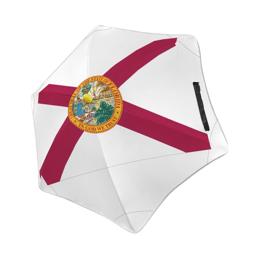 Florida Flag Inspired Kids Safe Round Corner Umbrella