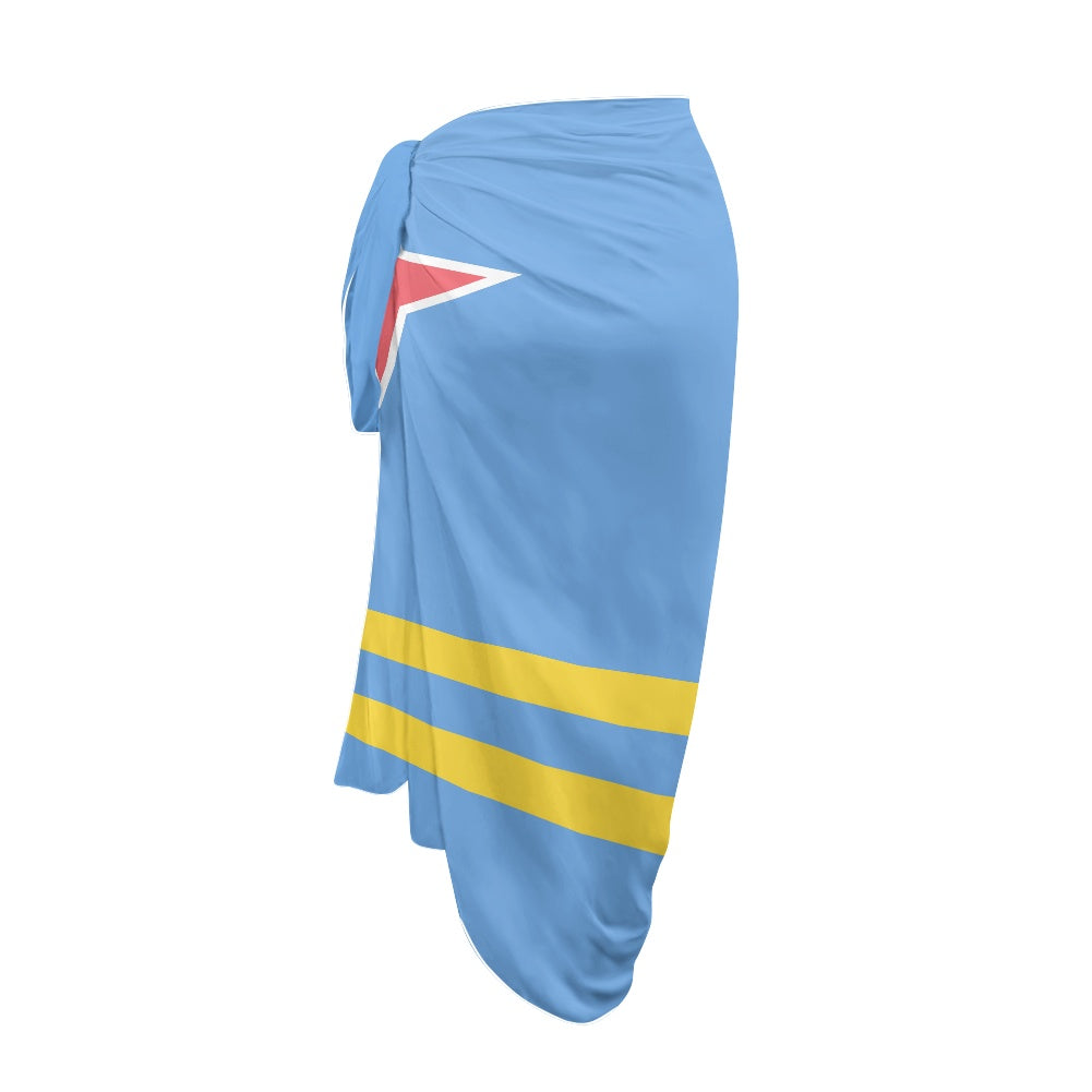 Aruba Flag Inspired Bikini Cover-Up