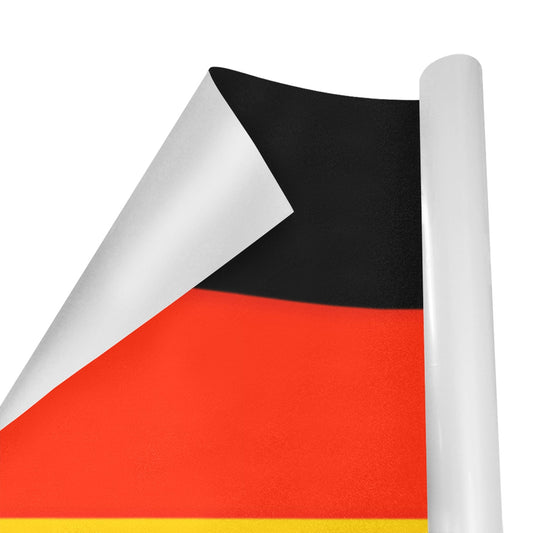 Germany Flag Inspired Custom Gift Wrapping Paper 58"x 22.5" (4 Rolls)
