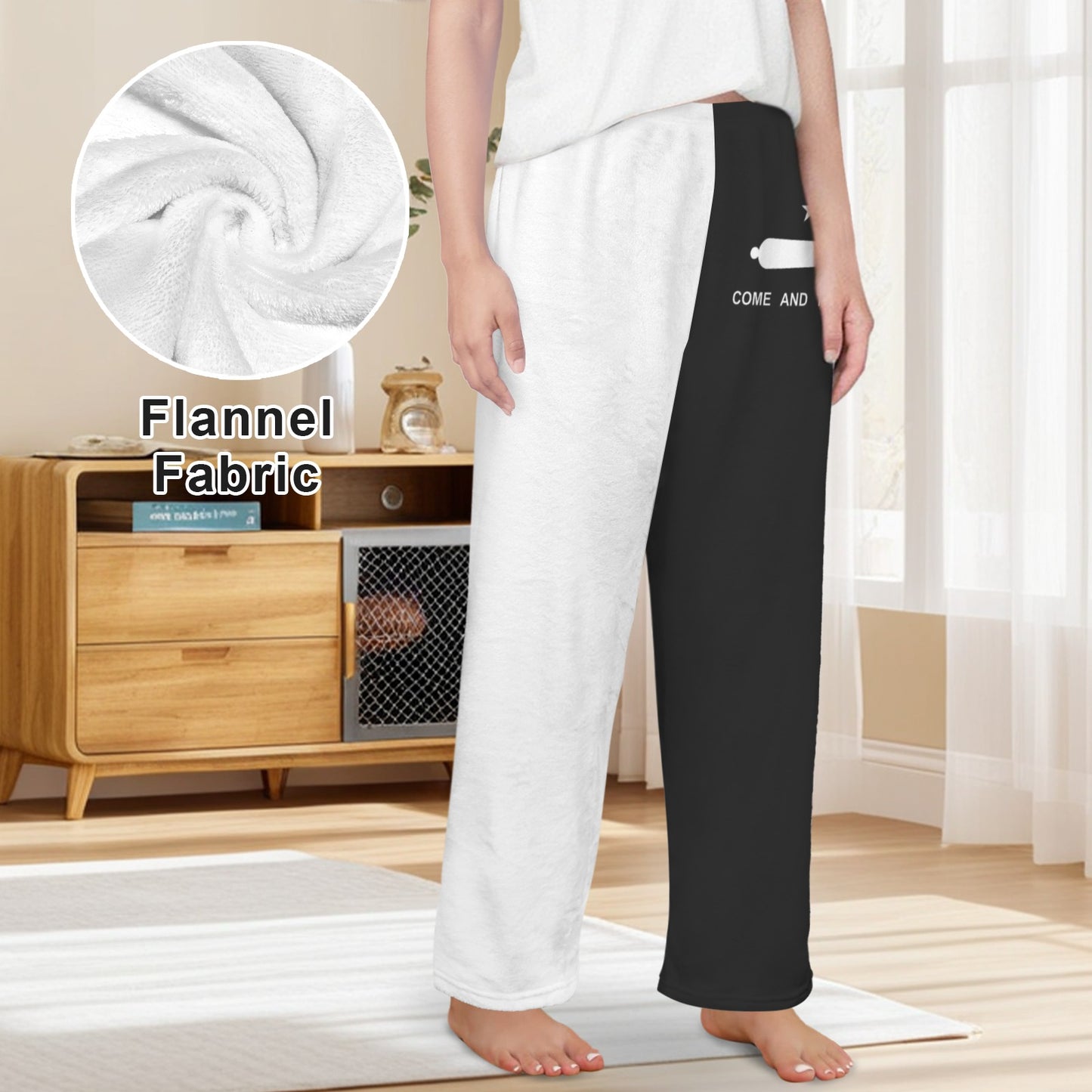 Come and Take It Flag Inspired Women's Flannel Pajama Trousers Made in the USA
