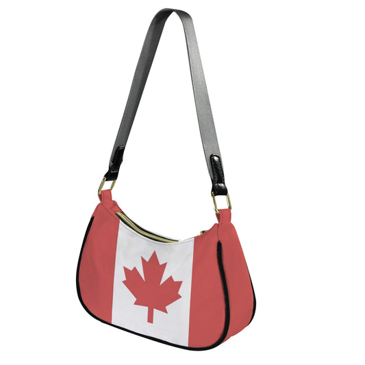 Canada Flag Inspired Women's Shoulder Bag