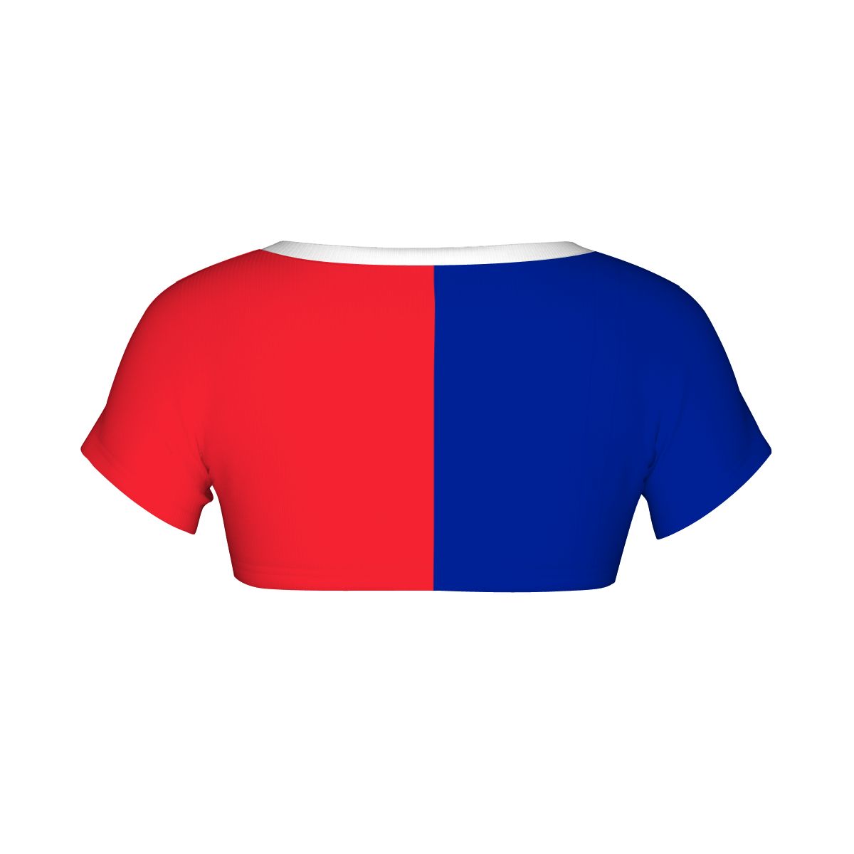 France Flag Inspired Women's 1/2 Cut Short Sleeve T-Shirt
