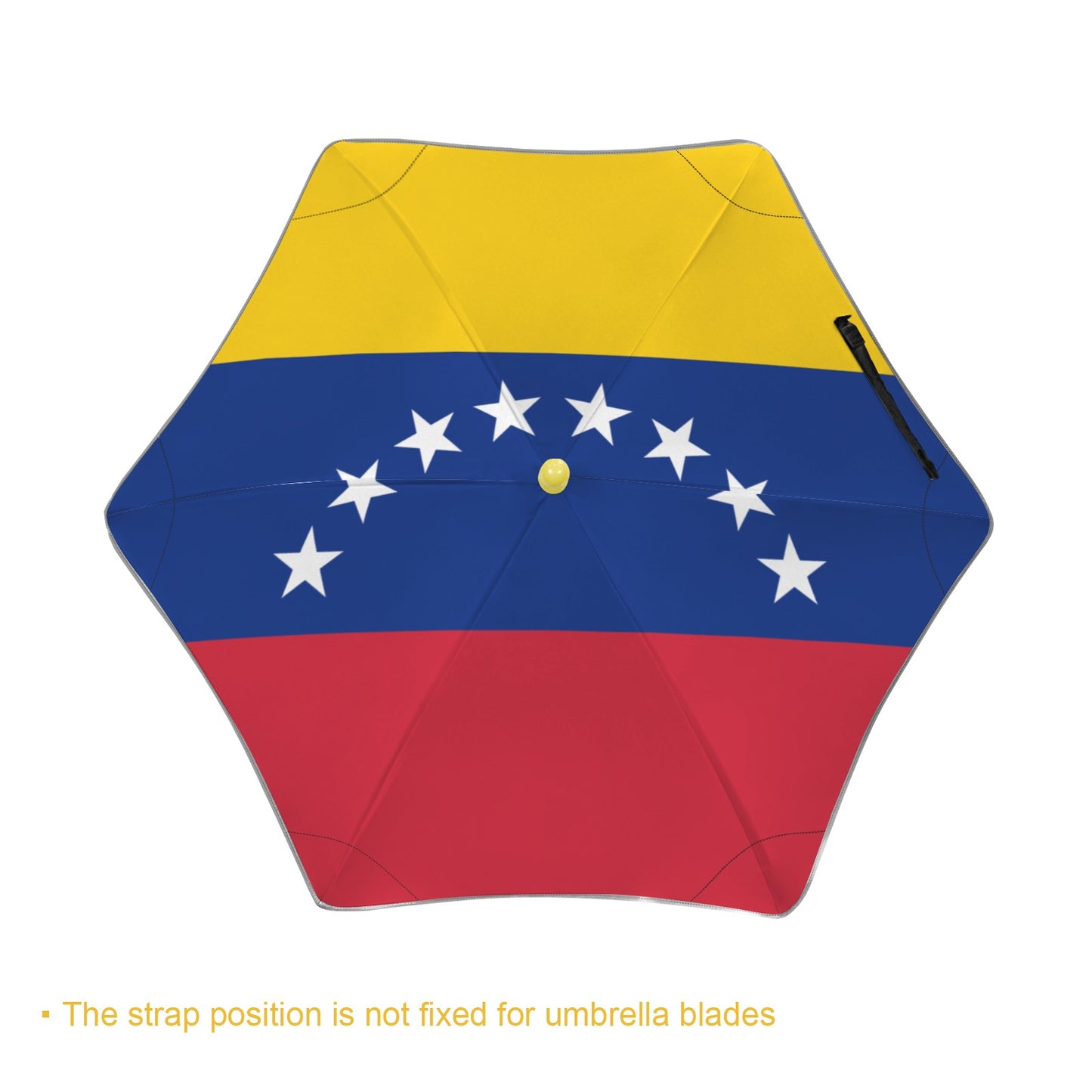 Venezuela Flag Inspired Kids Safe Round Corner Umbrella