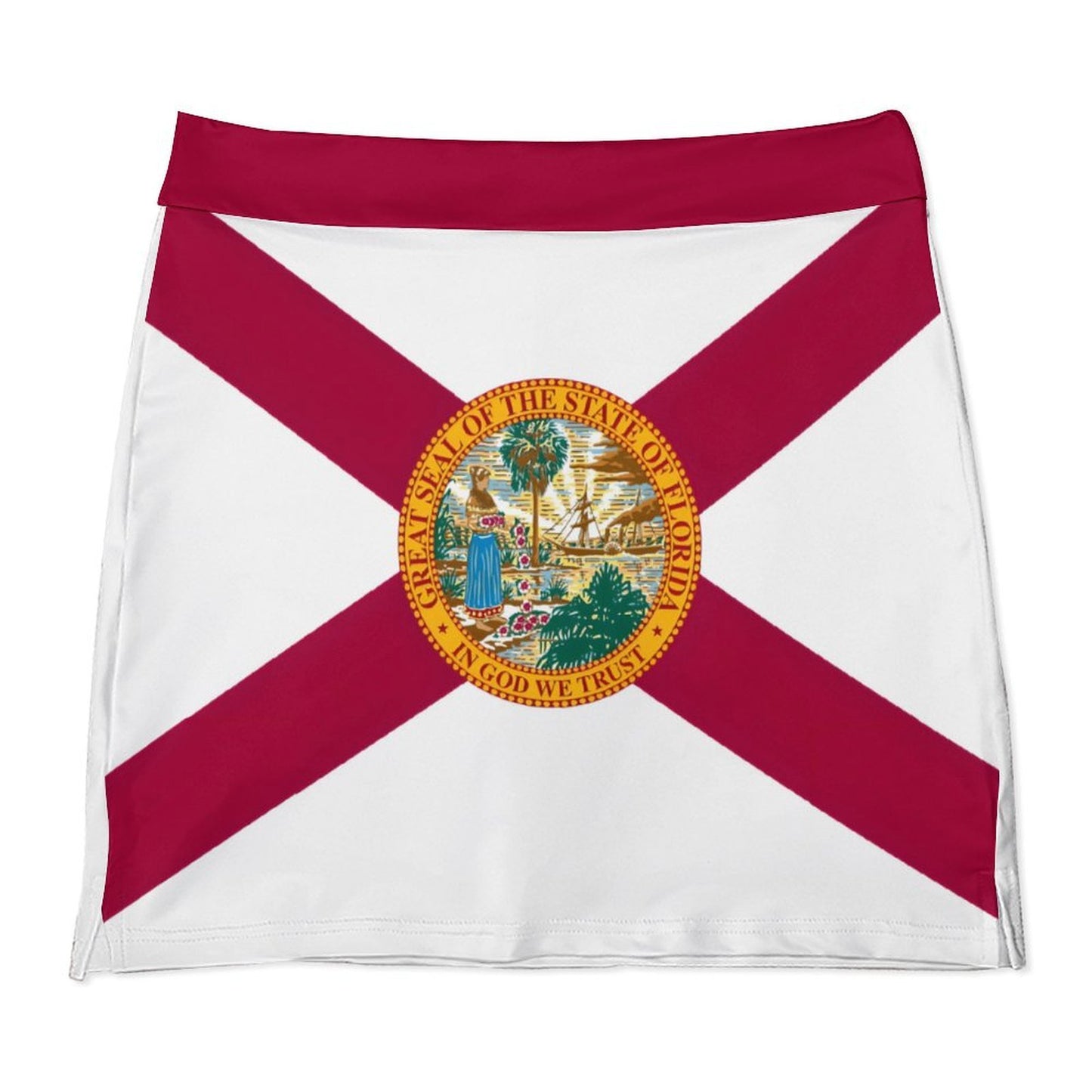 Florida Flag Inspired Women’s Skort with Pocket