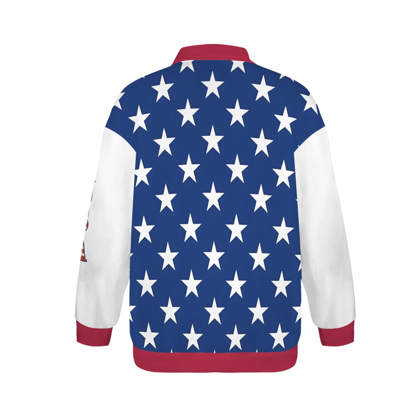 USA/American Flag Women's Quarter Zip Pullover Sweatshirt