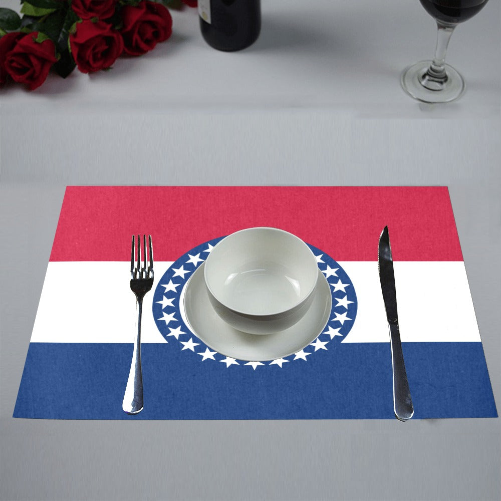 Missouri Flag Placemats 12" x 18" (Set of 6)