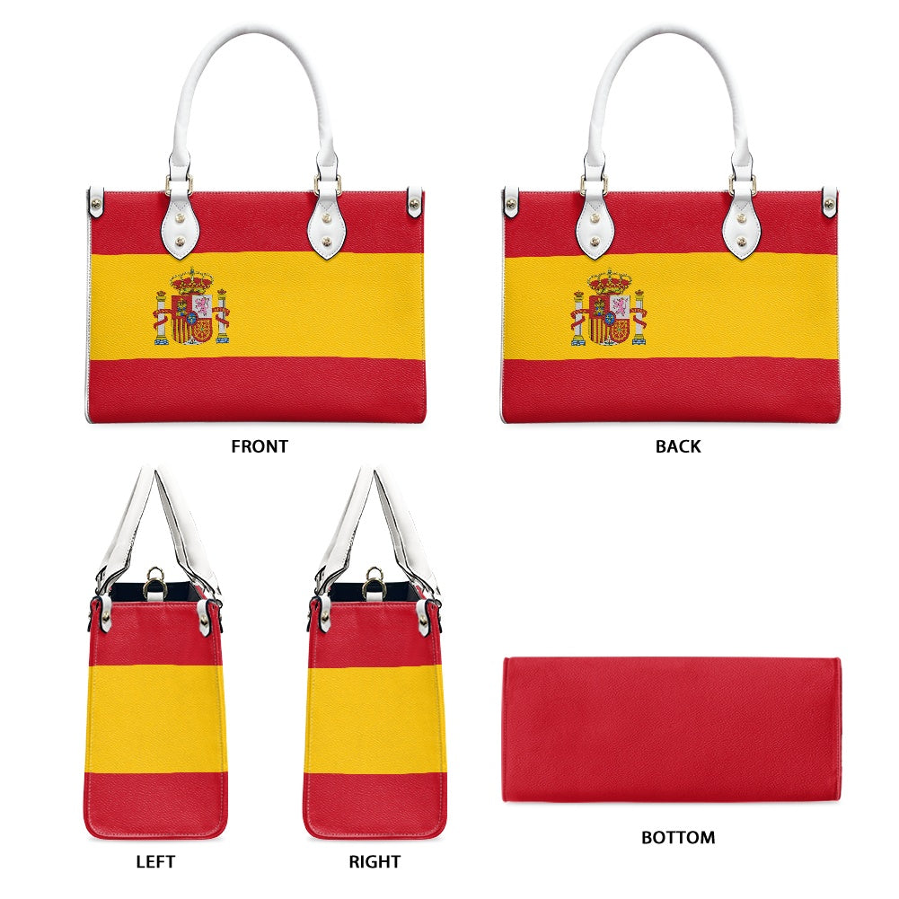 Spain Flag Bag With Viva Flair – PU Leather Purse for Everywhere - Luv My Flag