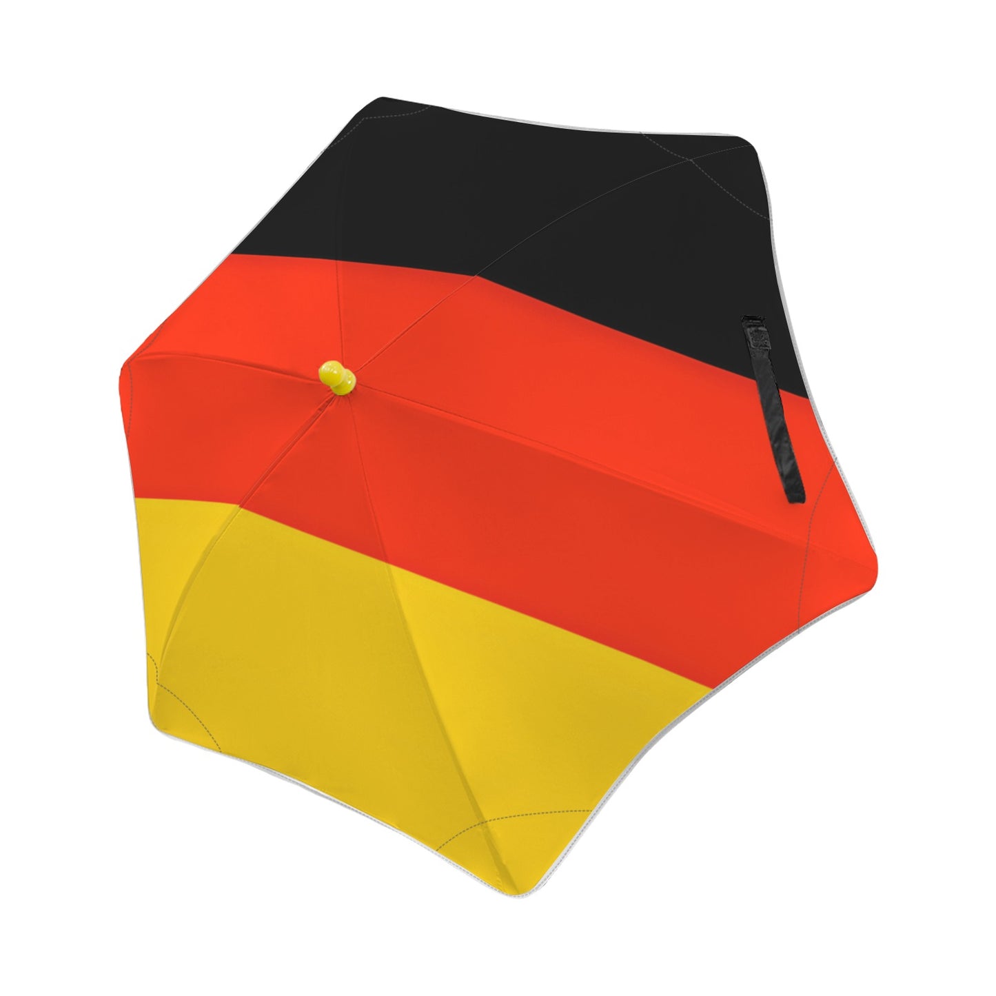 Germany Flag Inspired Kids Safe Round Corner Umbrella