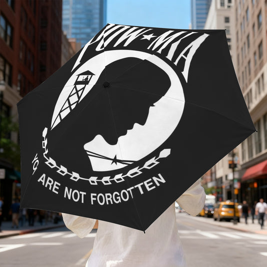 POW/MIA Flag Inspired Mini Compact Umbrella