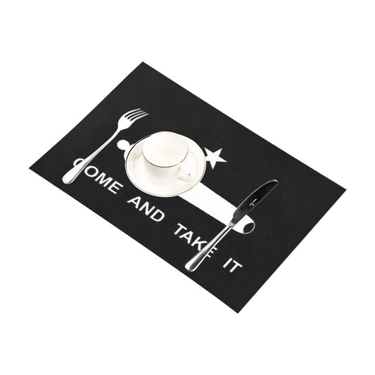 Come and Take It Flag Placemats 12" x 18" (Set of 6)