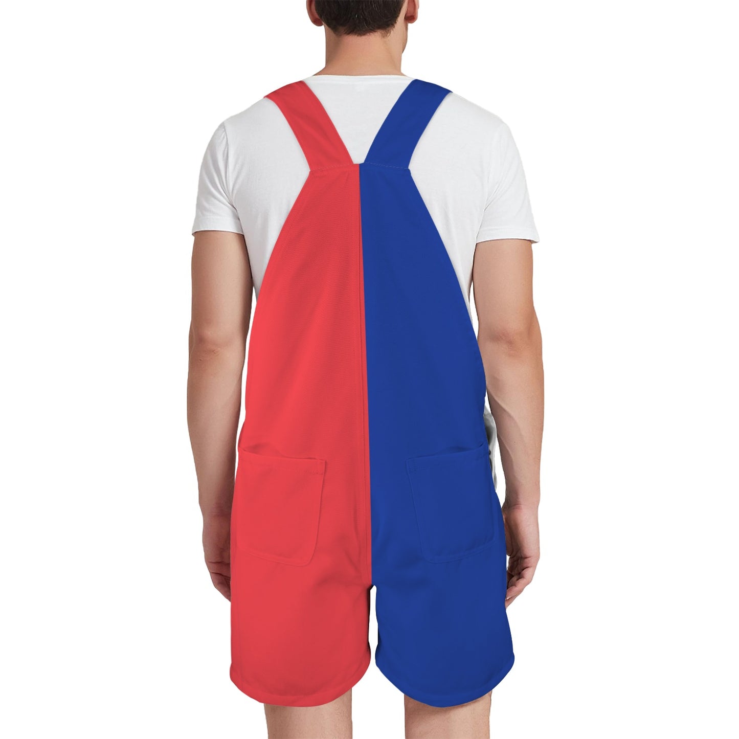 France Flag Inspired Unisex Suspender Jumpsuit