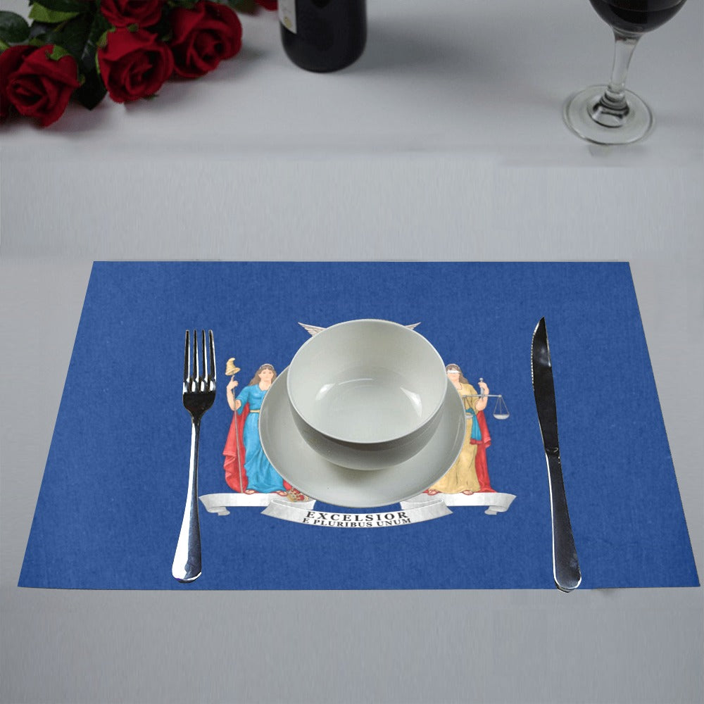 New York Flag Placemats 12" x 18" (Set of 6)