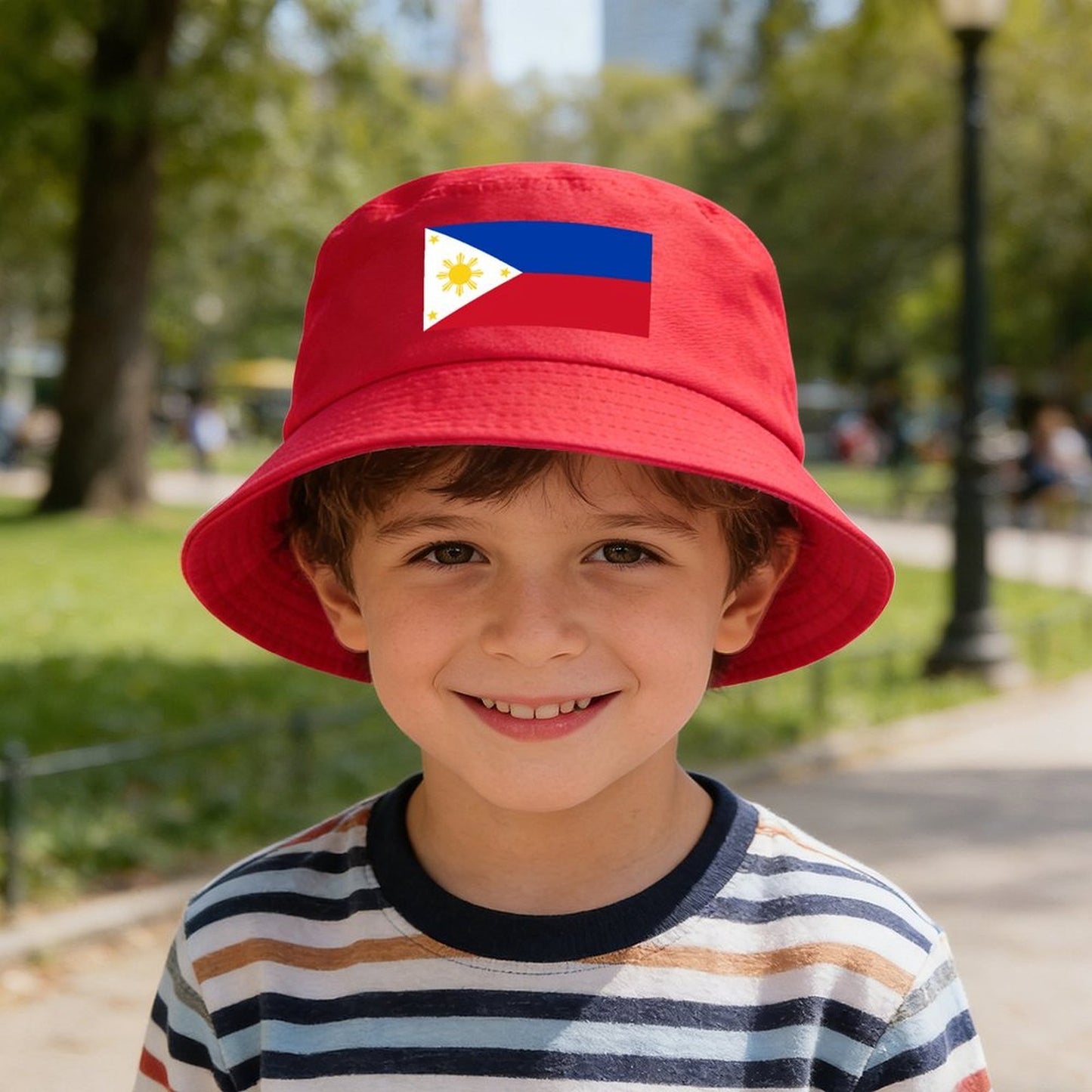 Philippines Flag Inspired Kids’ Bucket Hat | Ships from USA