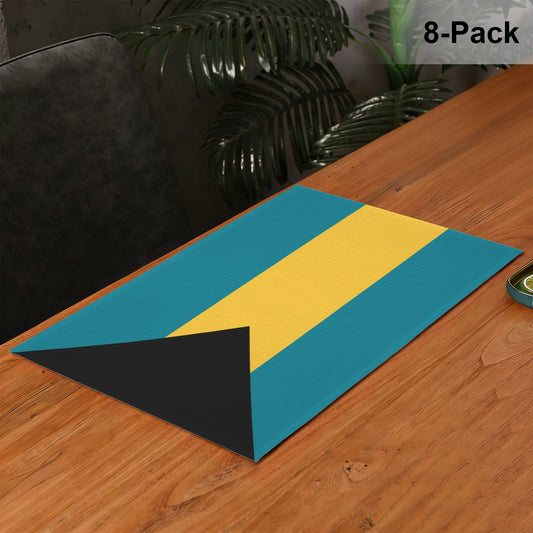 Bahamas Flag Inspired Placemat Sets