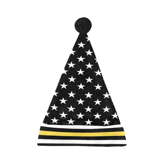 Thin Gold Line Flag Christmas Santa Hat