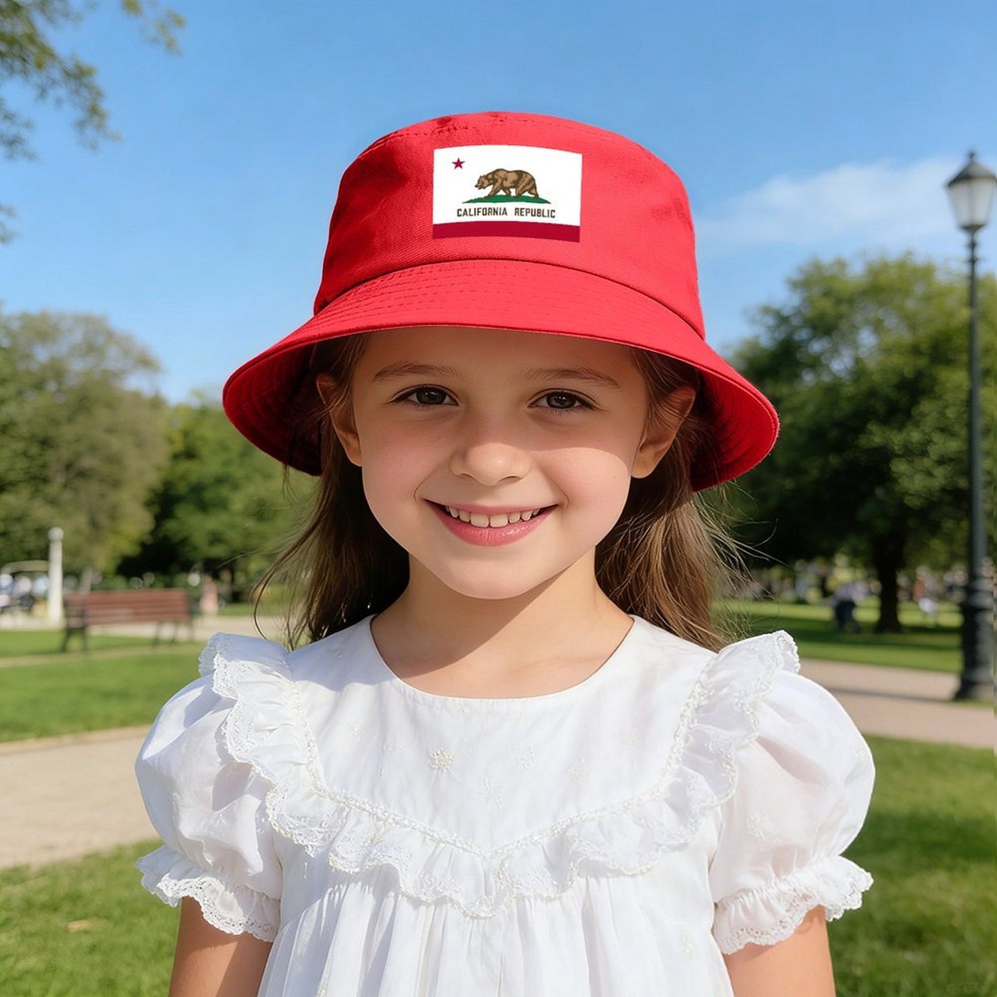 California Flag Inspired Kids’ Bucket Hat | Ships from USA