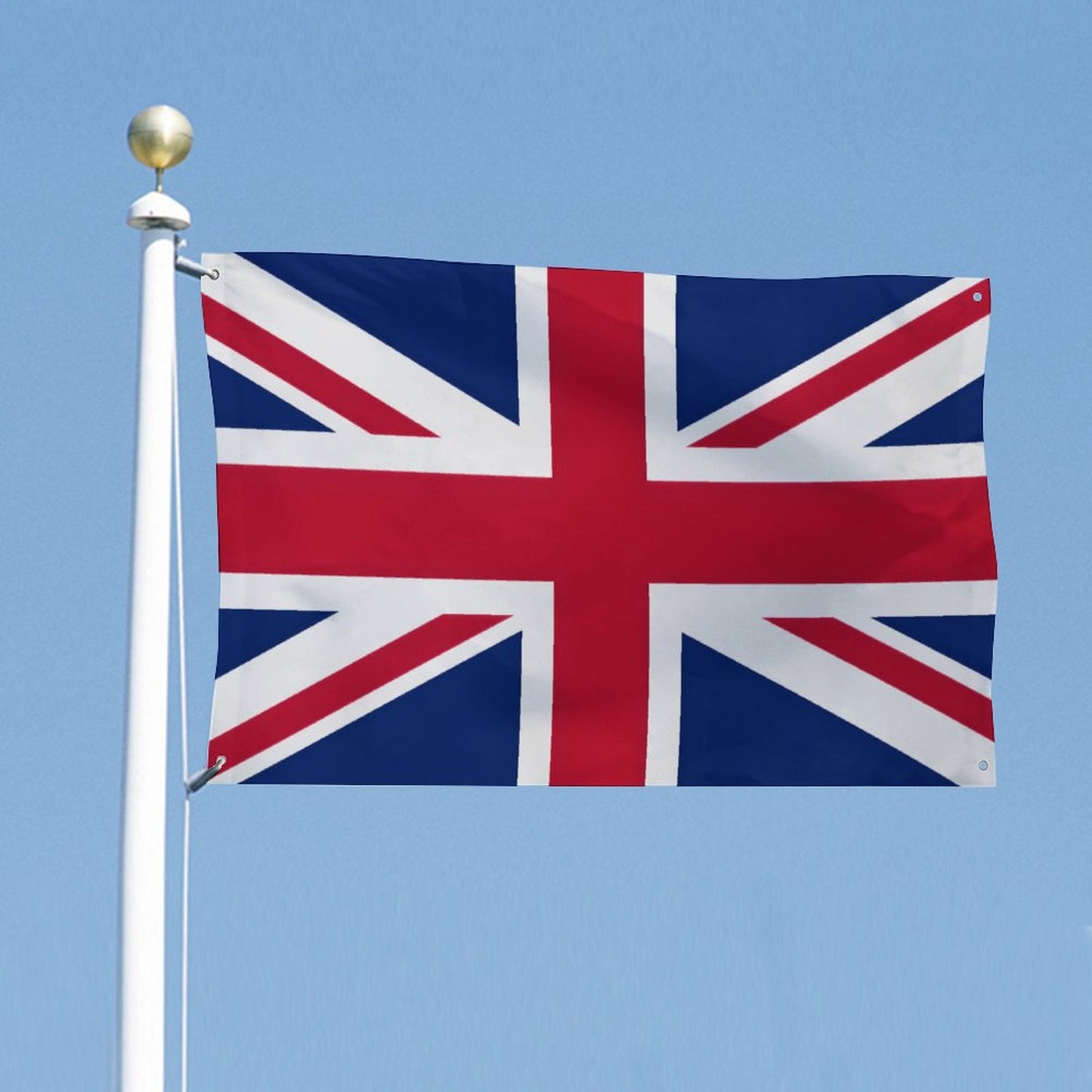 UK/Great Britain Flag Inspired Wall Mount Flag with Four Grommets (35x59 in)