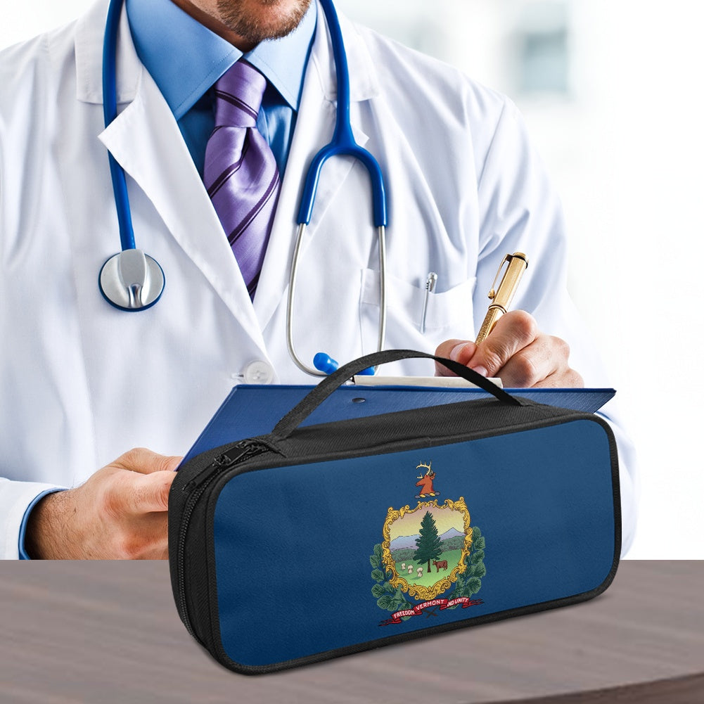Vermont Flag Inspired Stethoscope Storage Bag