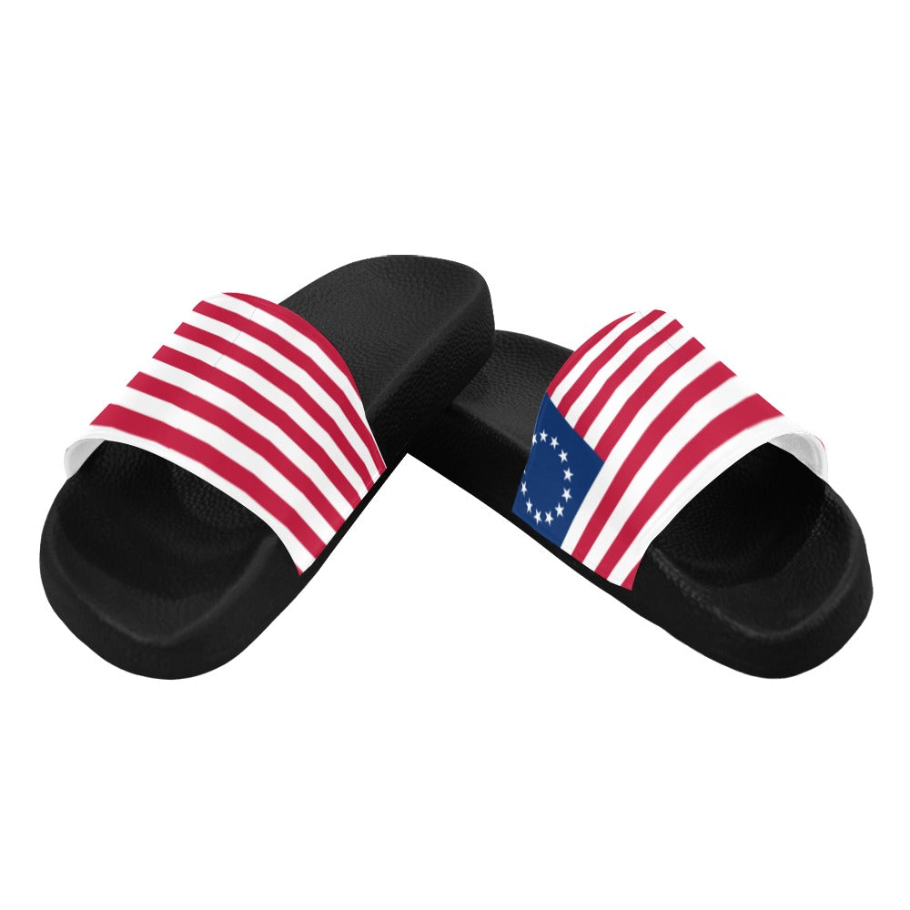 Betsy Ross Flag Men's Slide Sandals