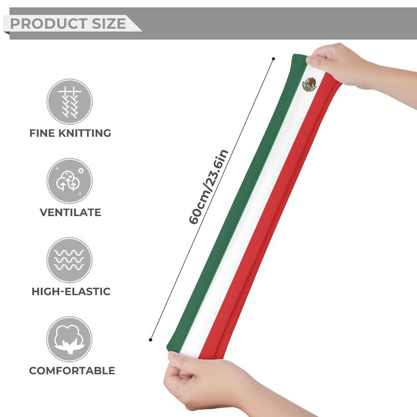 Mexico Flag Inspired Trendy Stockings (Long)