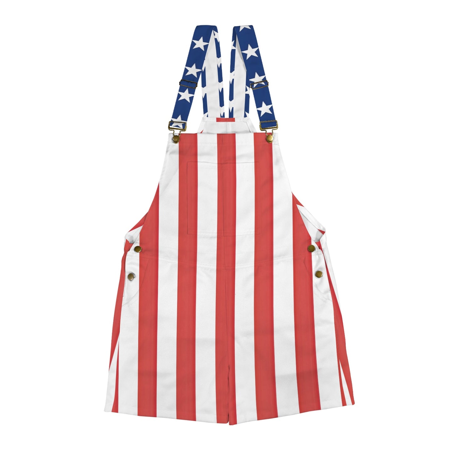 USA/American Flag Inspired Unisex Suspender Jumpsuit