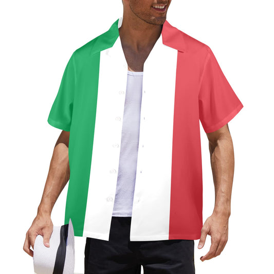 Italy Flag Hawaiian Shirt (Made in USA)