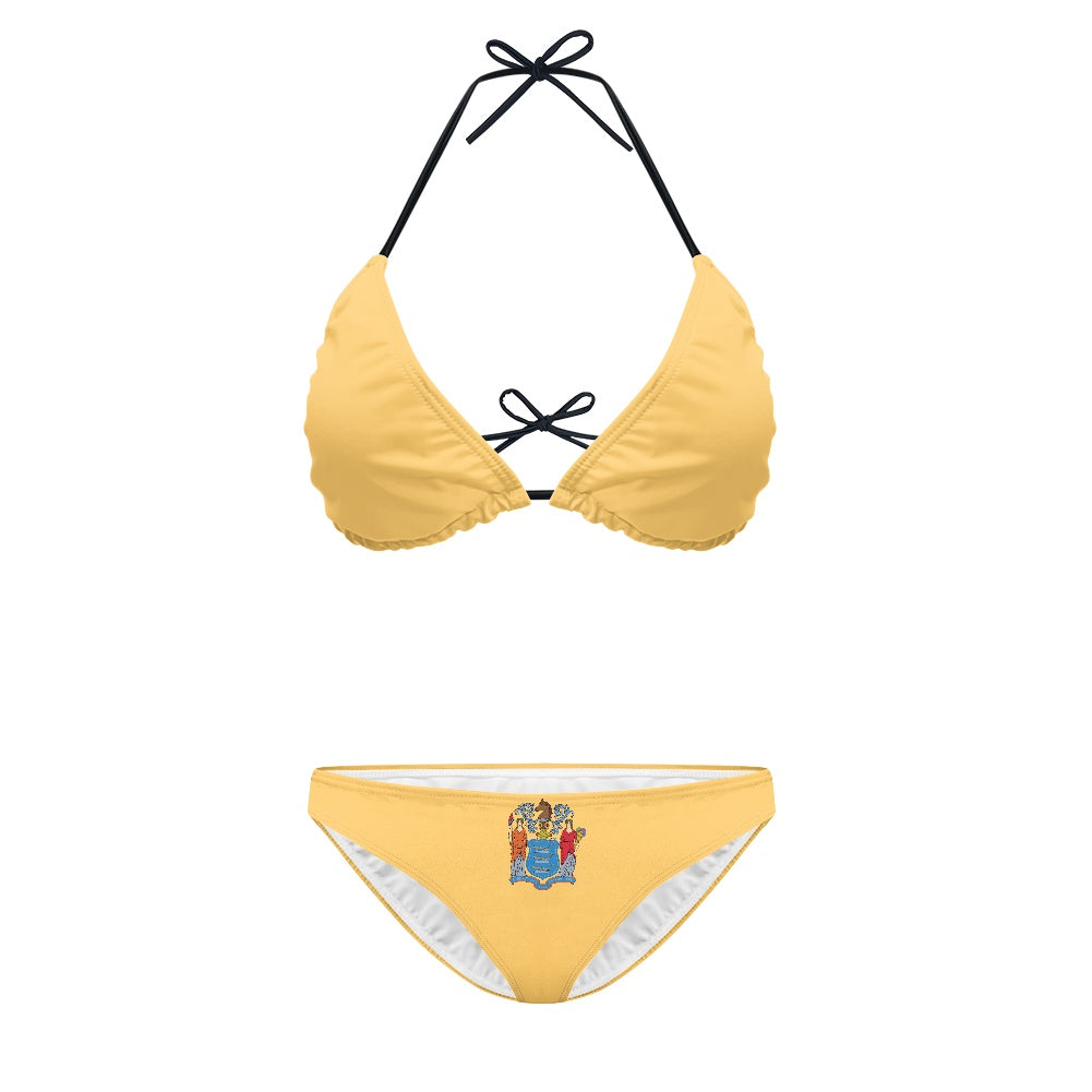 New Jersey Flag Inspired Women's Bikini