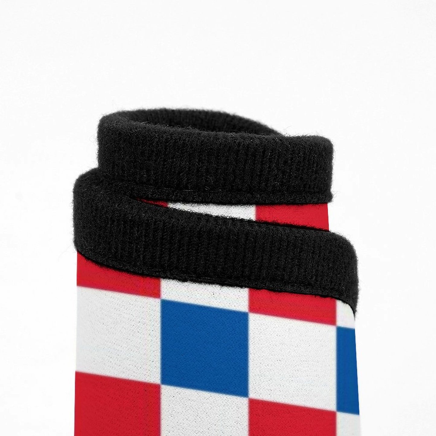 USA/American Flag Inspired Checkered Pattern Car Floor Mats(4pcs)