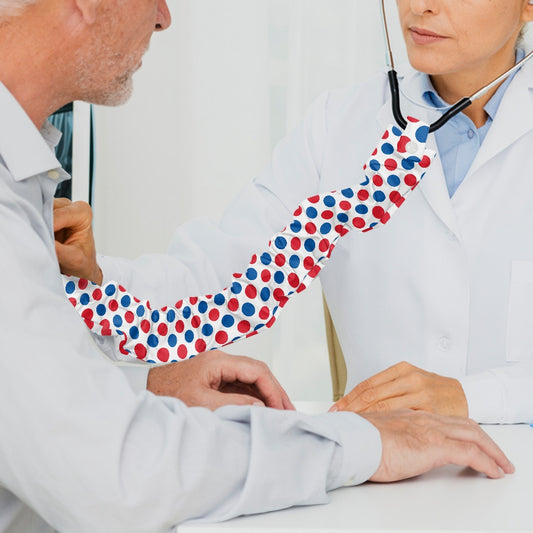 USA/American Flag Inspired Polka Dot Pattern Stethoscope Protective Cover