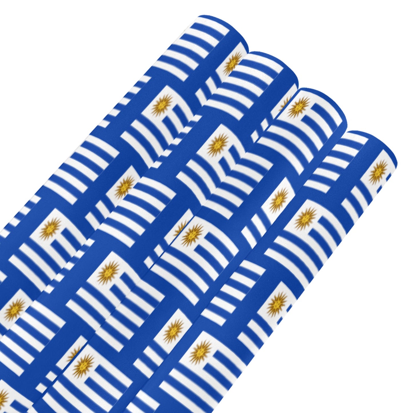 Uruguay Flag Custom Gift Wrapping Paper 58"x 22.5" (4 Rolls)
