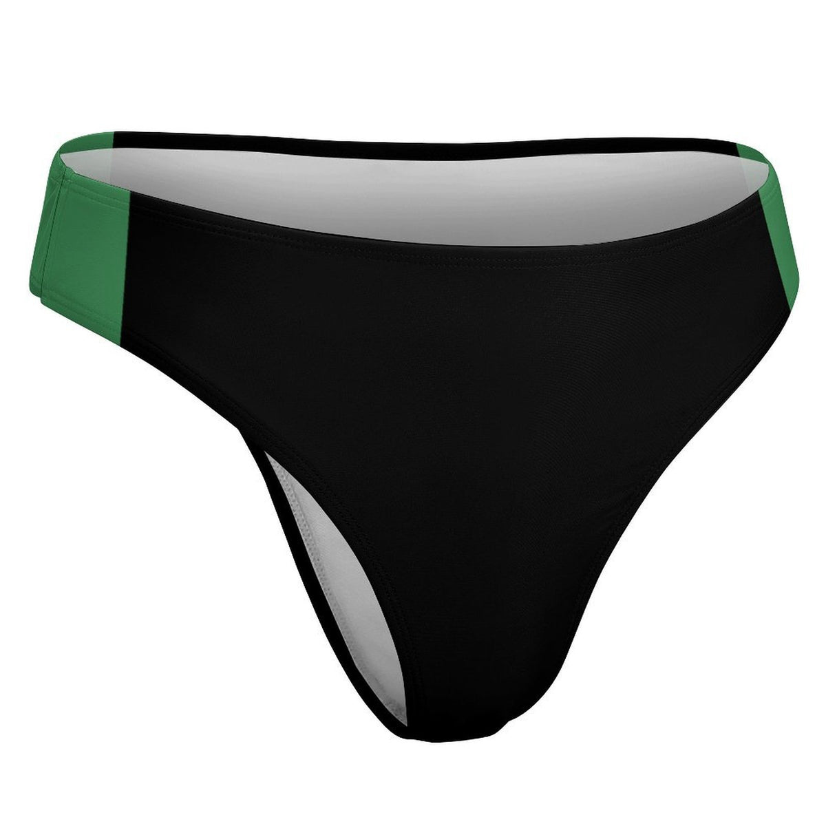 Thin Green Line Flag Inspired T-Back Thong Bikini
