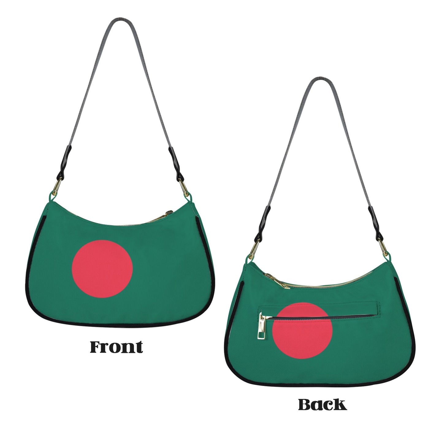 Bangladesh Flag Inspired Women's Shoulder Bag
