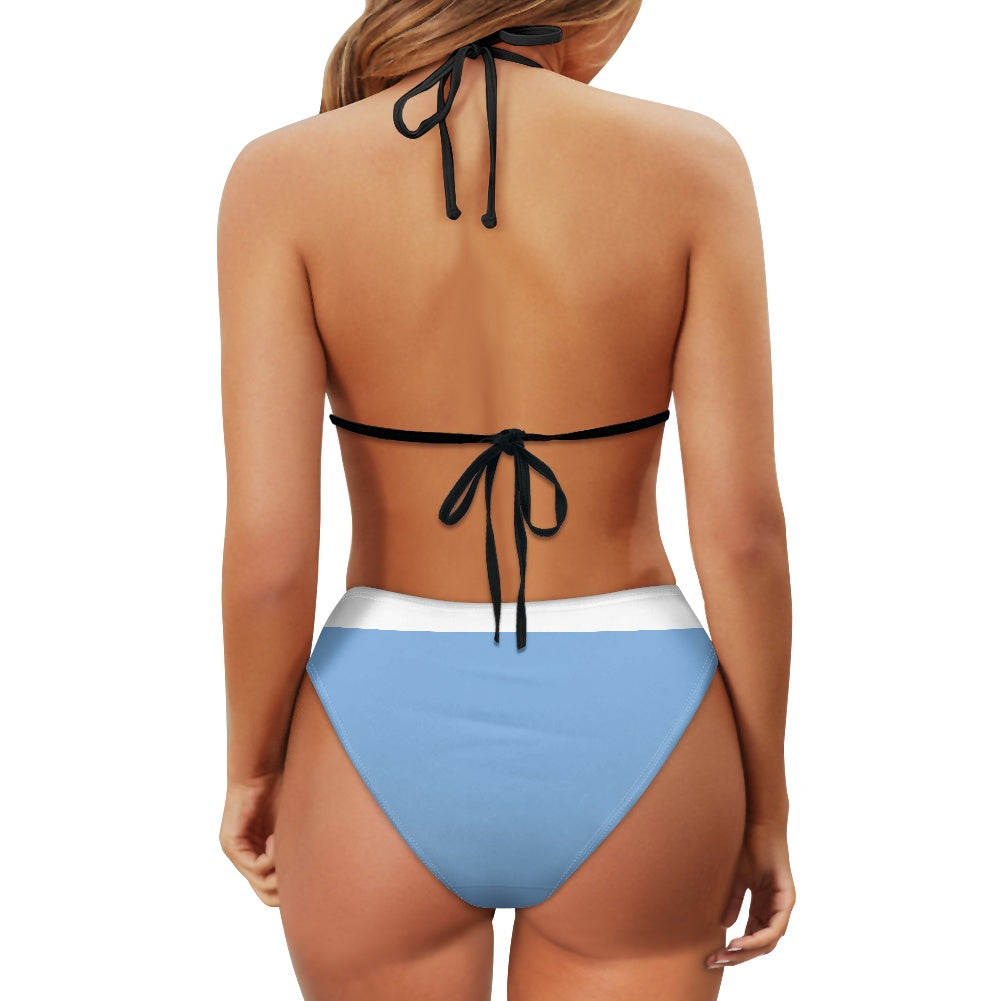 Argentina Flag Inspired Women's Bikini