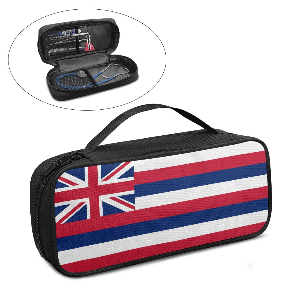 Hawaii Flag Inspired Stethoscope Storage Bag