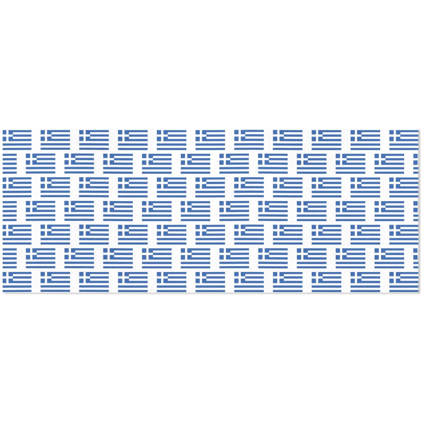 Greece Flag Custom Gift Wrapping Paper 58"x 22.5" (4 Rolls)