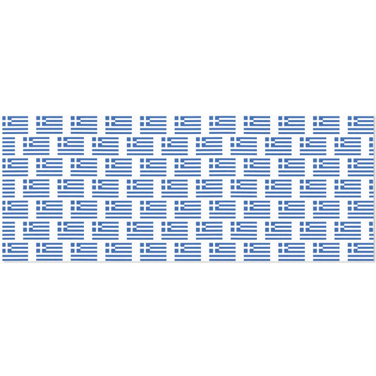 Greece Flag Custom Gift Wrapping Paper 58"x 22.5" (4 Rolls)